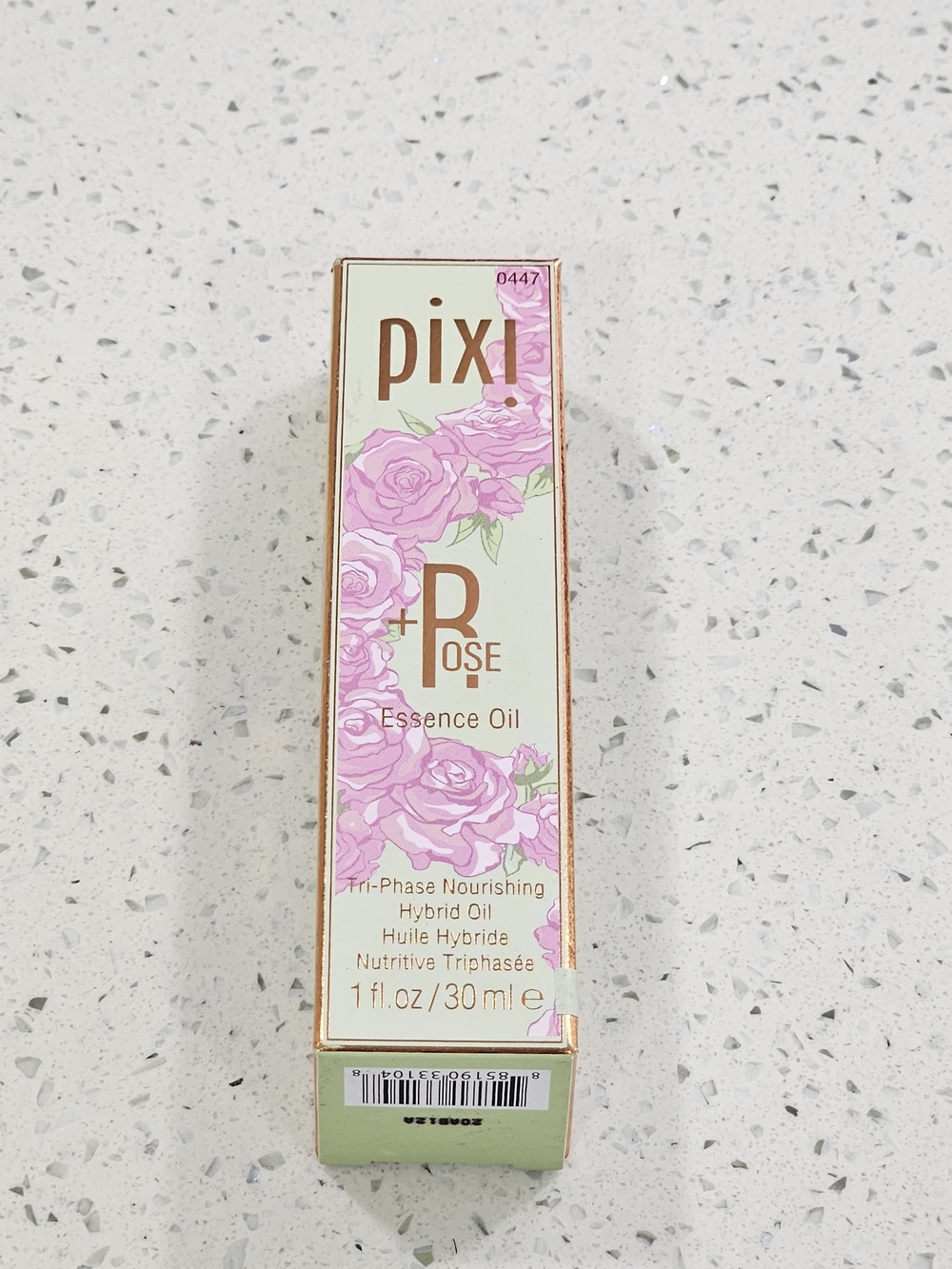Pixi Rose Essence Oil - Pink & Cream Packaging